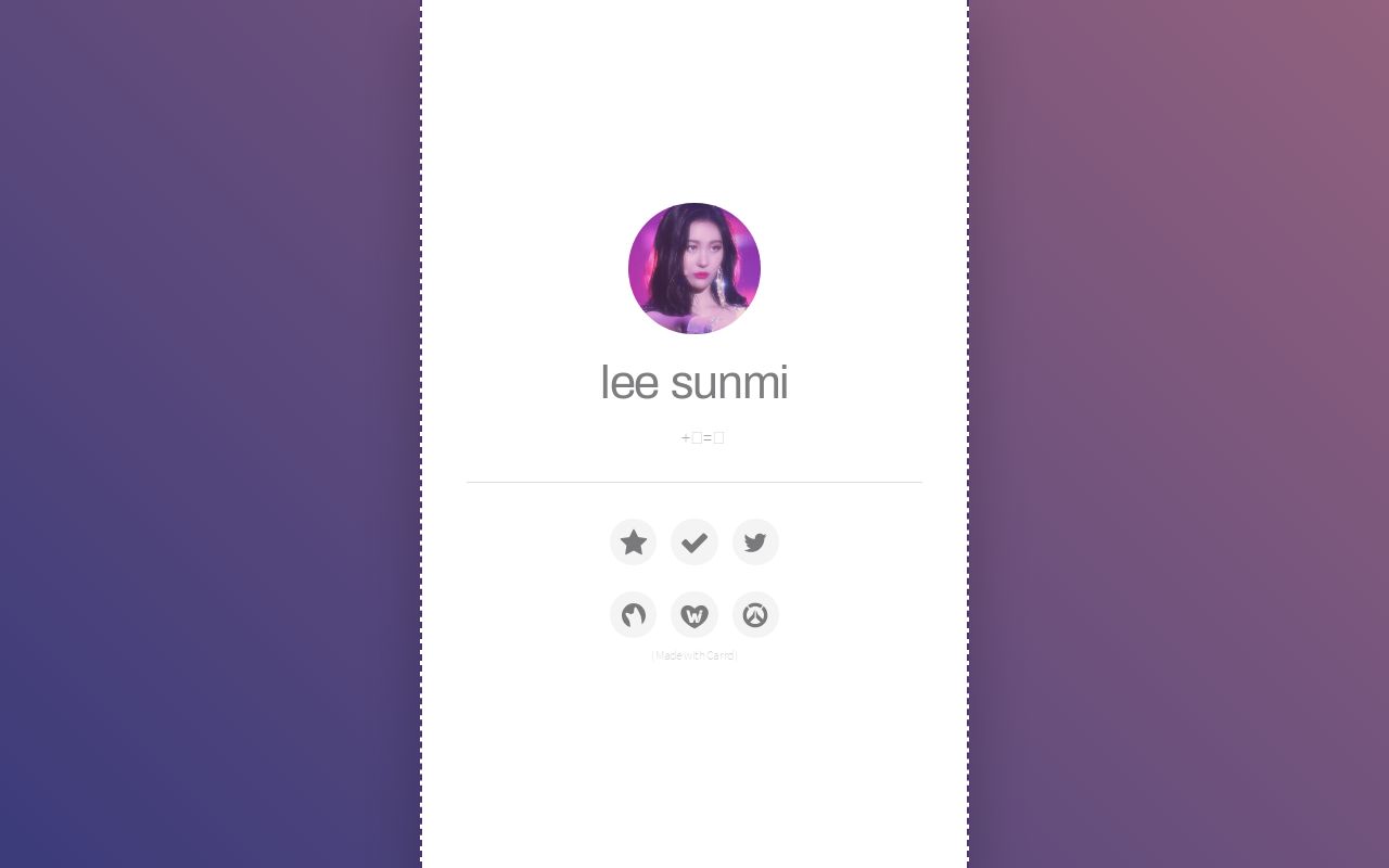 Carrd profile picture for @wonderfully